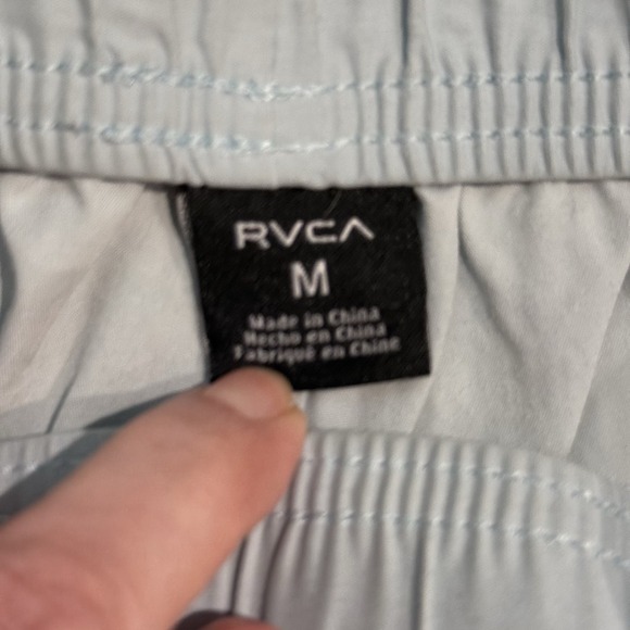 RVCA Opposites Elastic Boardshorts Mens Blue Swim Beach Surfing Trunks Medium - Picture 6 of 8